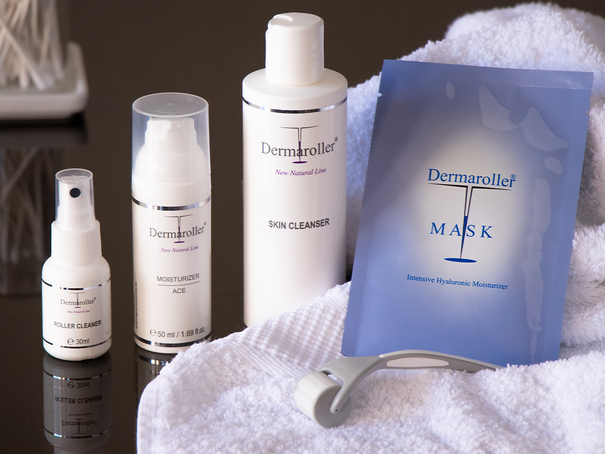 Dermaroller Konzept für sensible Haut