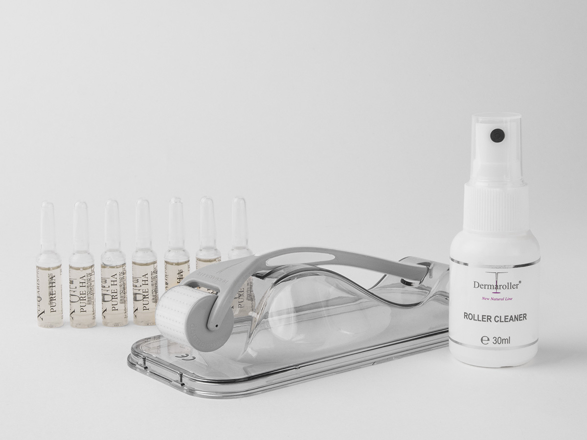 Dermaroller Hyaluron Ampullen + HC902 Set