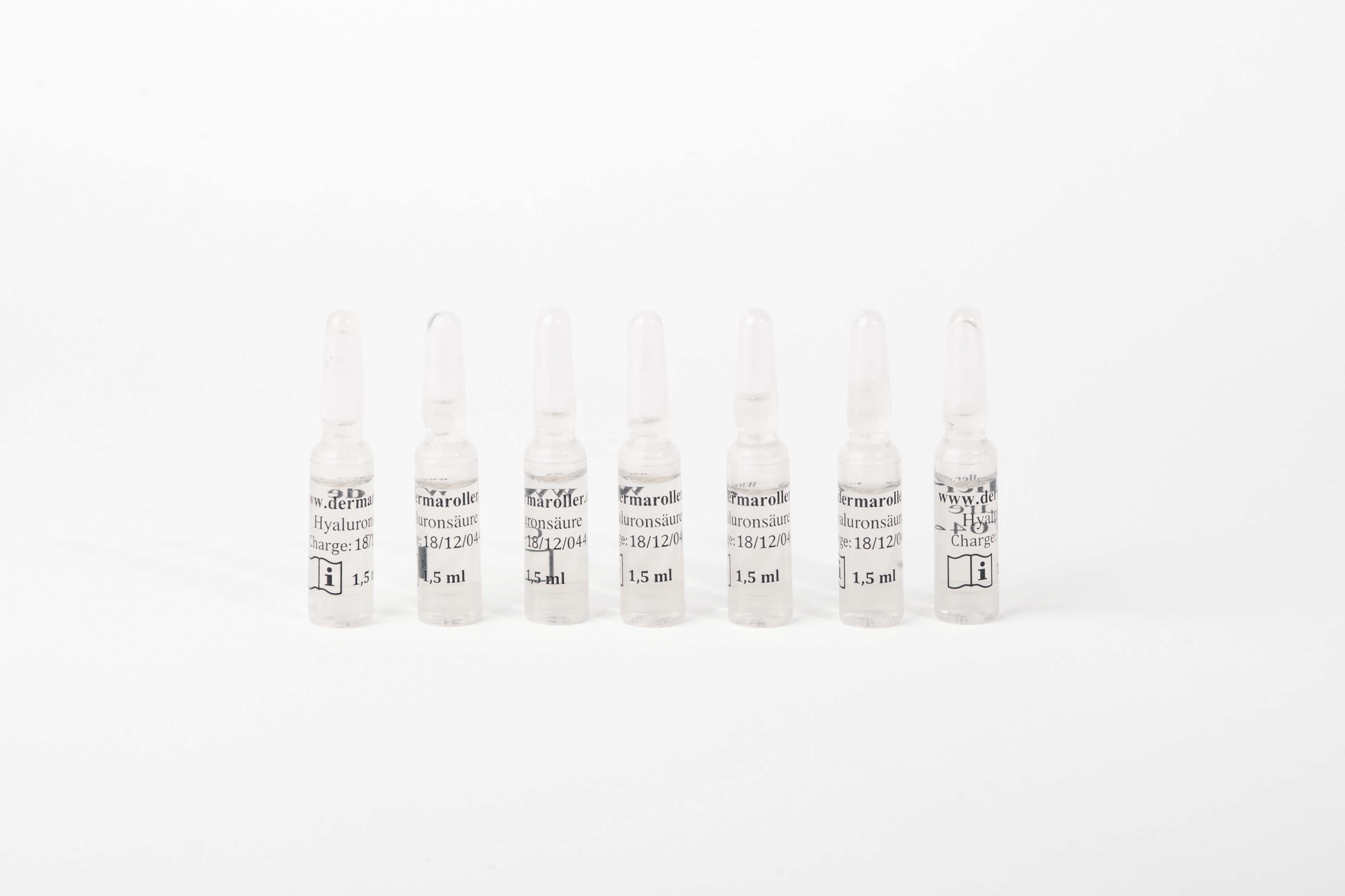 Dermaroller Hyaluron-Ampullen 7er Riegel
