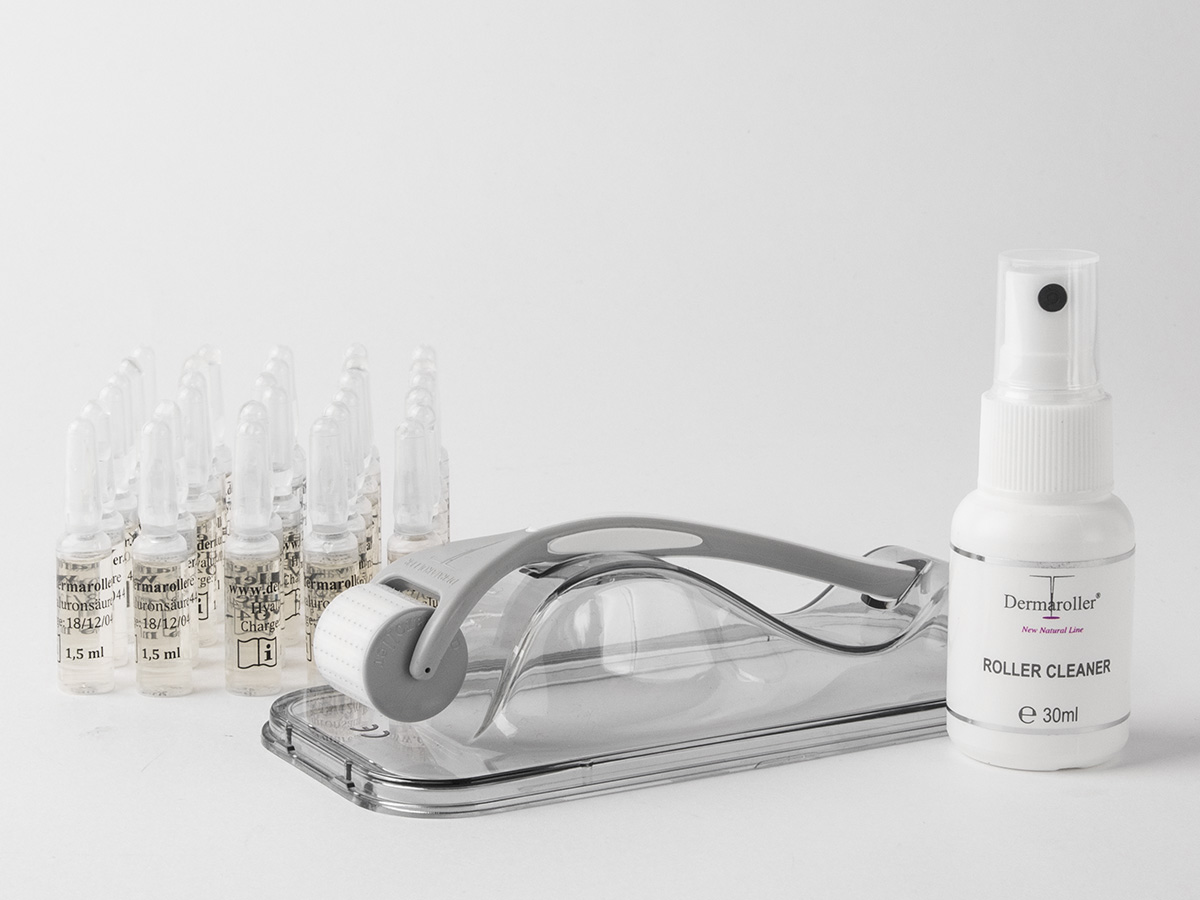 Dermaroller Hyaluron Ampullen + HC902 Set