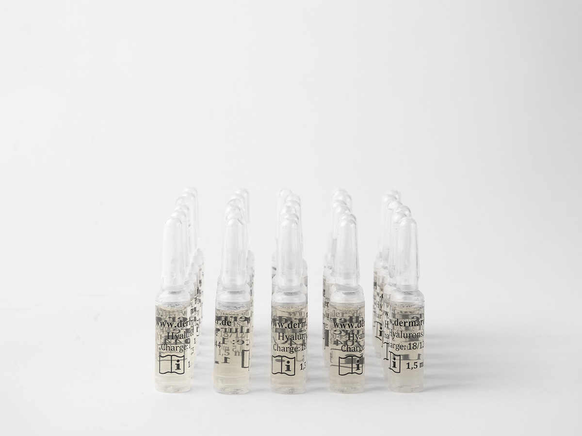 Dermaroller Hyaluron-Ampullen